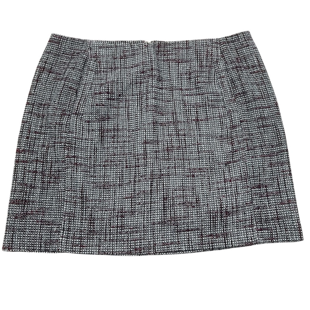 Banana Republic Textured Black and White Mini Skirt